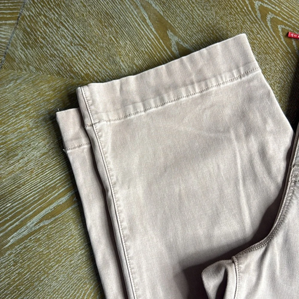 SPANX Maeve Stretch Twill Cropped Wide Wide-Leg Pant M - Picture 10 of 11